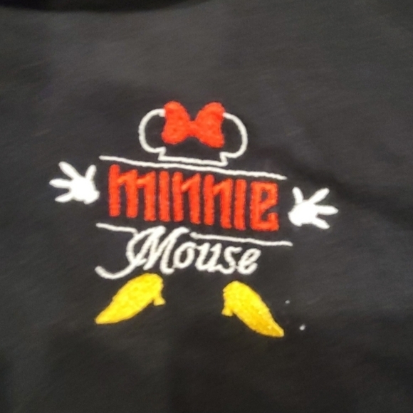 Disney Sz XL I Am Minnie Mouse Kids ZIP Up Hoodie W/Mouse Ears & Bow Sweatshirt - Picture 6 of 11